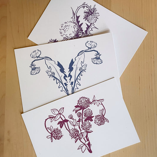 Botanical Uteri Card Bundle 4"x6"