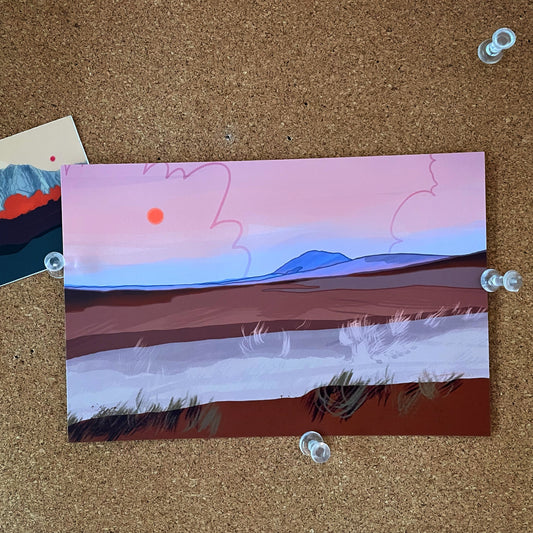 Between ABQ and Tucson 4"x6"