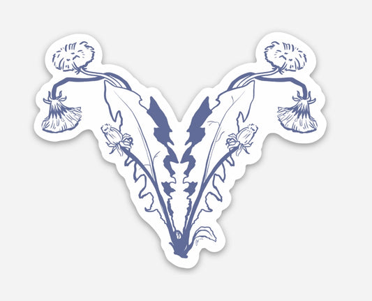 The UD Dandelion Sticker 3"x2.4"