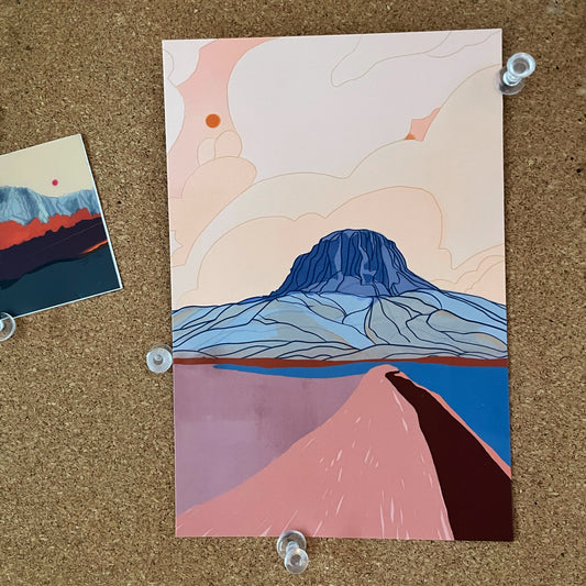 Cabezon Peak, NM 4"x6"