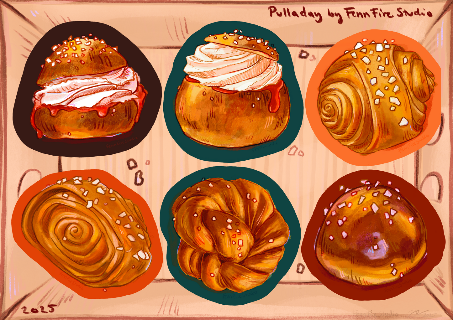 Pulla day Sticker sheet