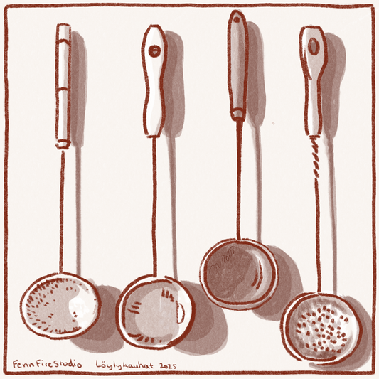 The Sauna Ladle Sticker 3x3