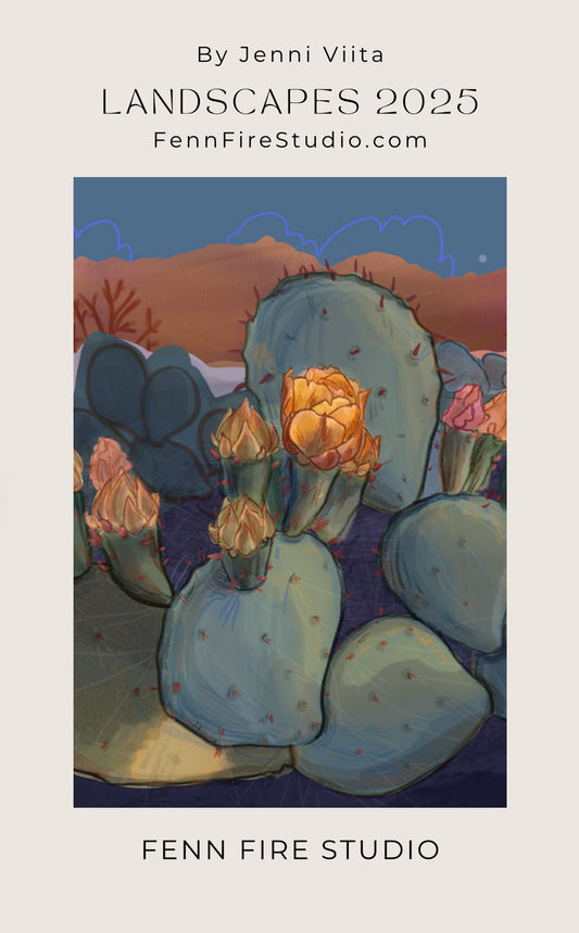 Foothills Prickly Pear Postcard 4”x6”