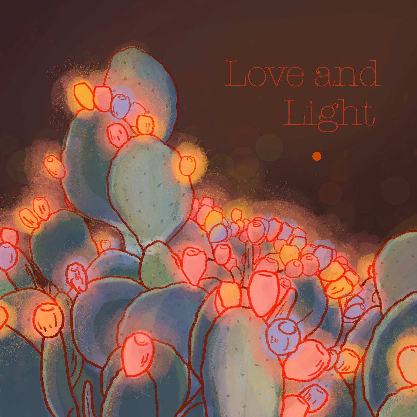 Love & light- Holiday card