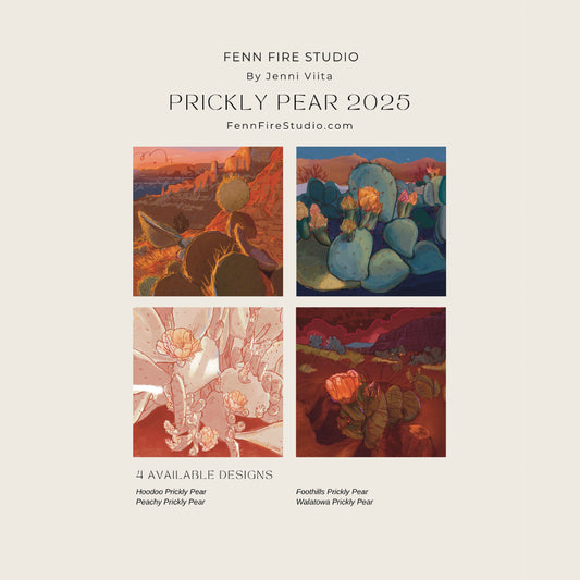 Prickly Pear square Card Bundle