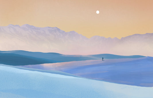 Winter White Sands 6x4