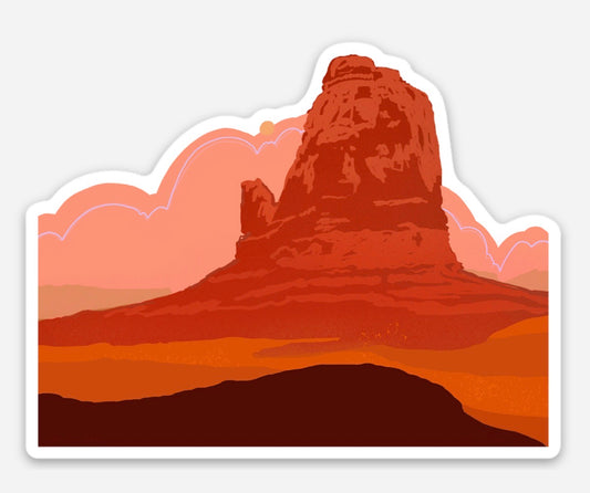 Red rocks sticker 3"2.34
